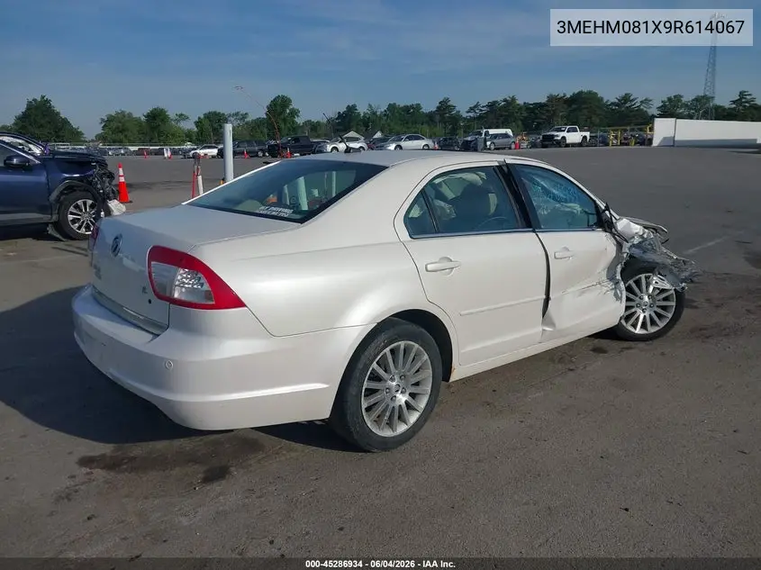 2009 Mercury Milan V6 Premier VIN: 3MEHM081X9R614067 Lot: 45286934