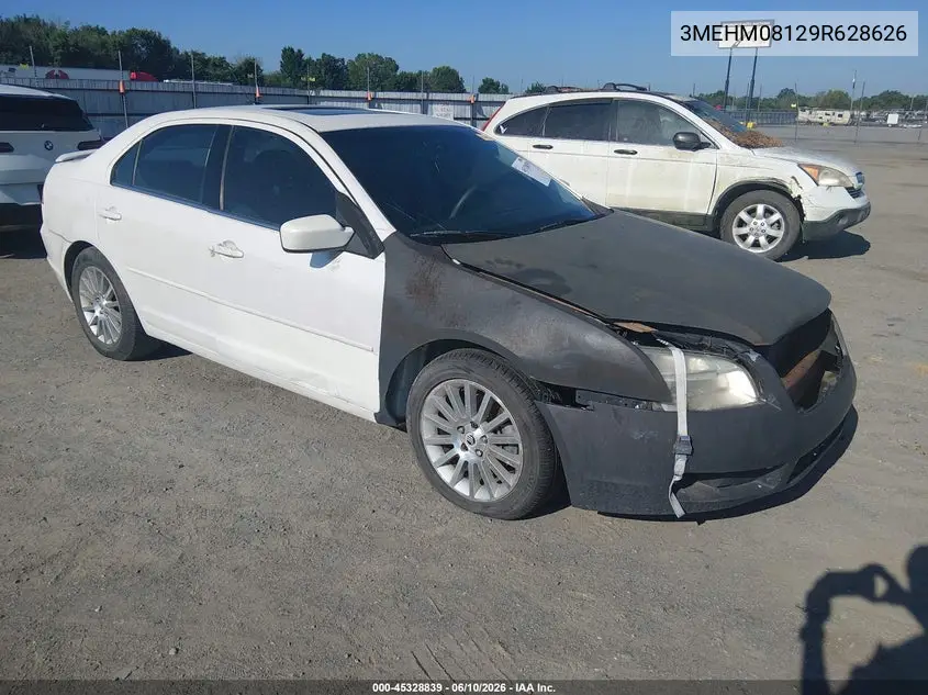 2009 Mercury Milan V6 Premier VIN: 3MEHM08129R628626 Lot: 45328839