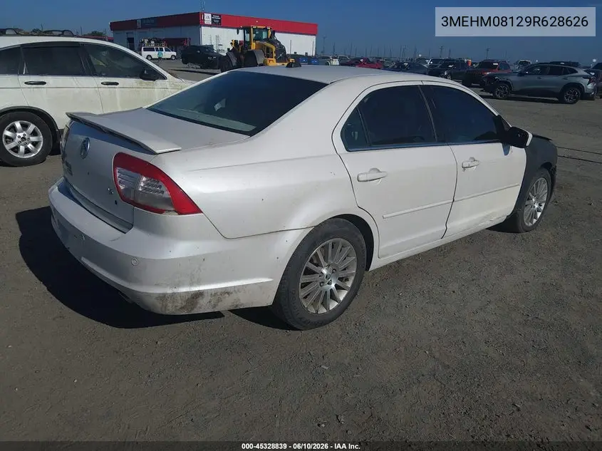 2009 Mercury Milan V6 Premier VIN: 3MEHM08129R628626 Lot: 45328839
