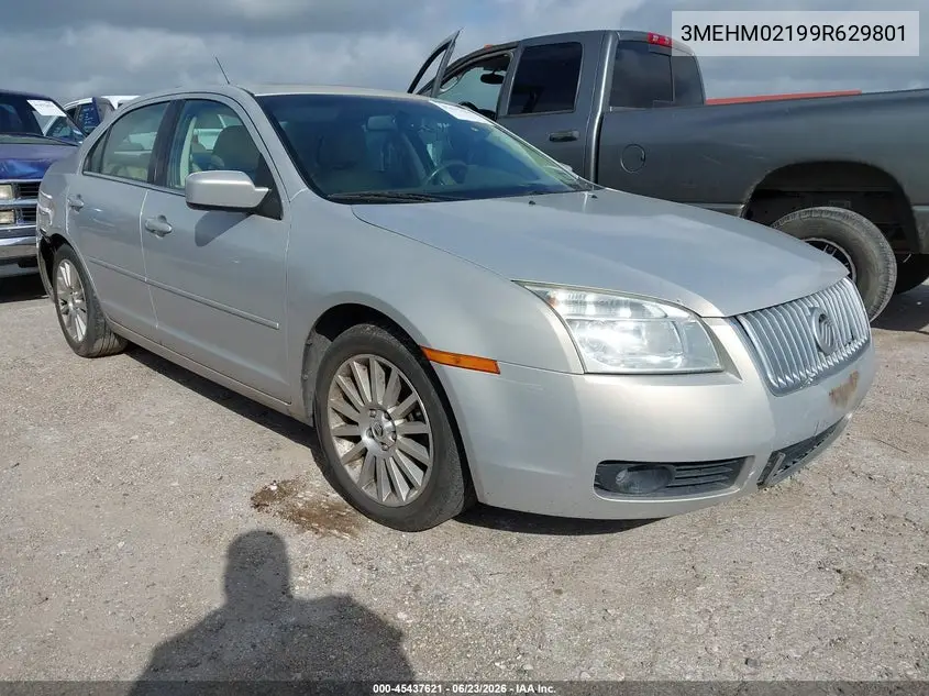 2009 Mercury Milan V6 Premier VIN: 3MEHM02199R629801 Lot: 45437621