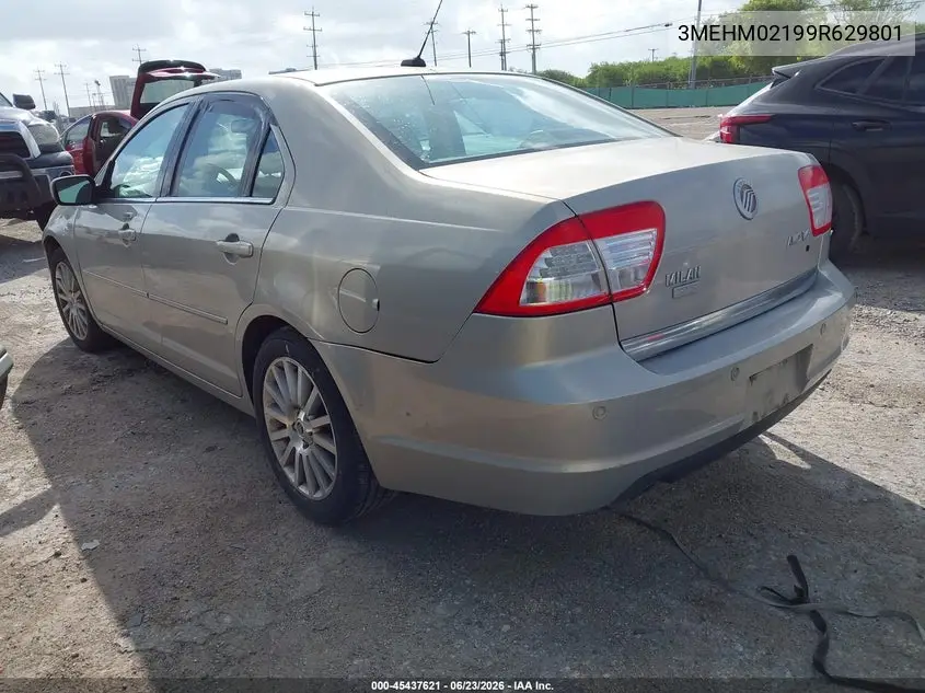 2009 Mercury Milan V6 Premier VIN: 3MEHM02199R629801 Lot: 45437621