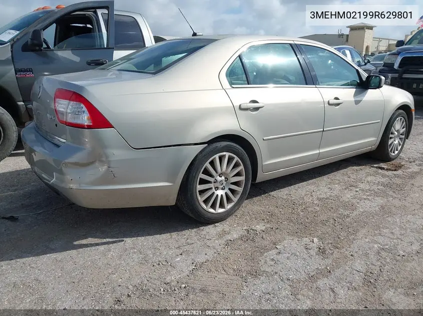 2009 Mercury Milan V6 Premier VIN: 3MEHM02199R629801 Lot: 45437621