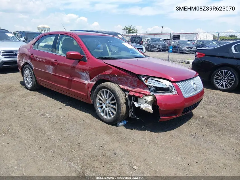 2009 Mercury Milan I4 Premier VIN: 3MEHM08Z39R623070 Lot: 45475792