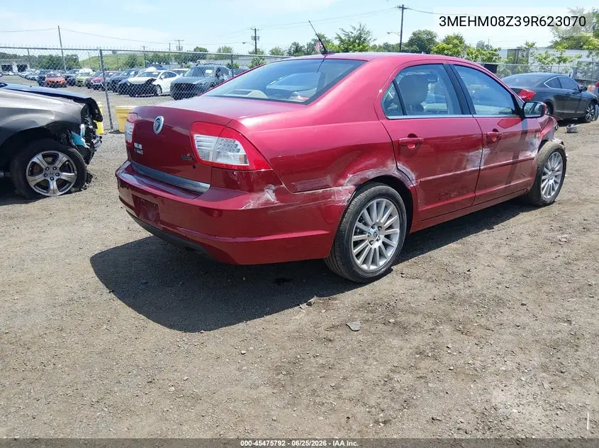 2009 Mercury Milan I4 Premier VIN: 3MEHM08Z39R623070 Lot: 45475792