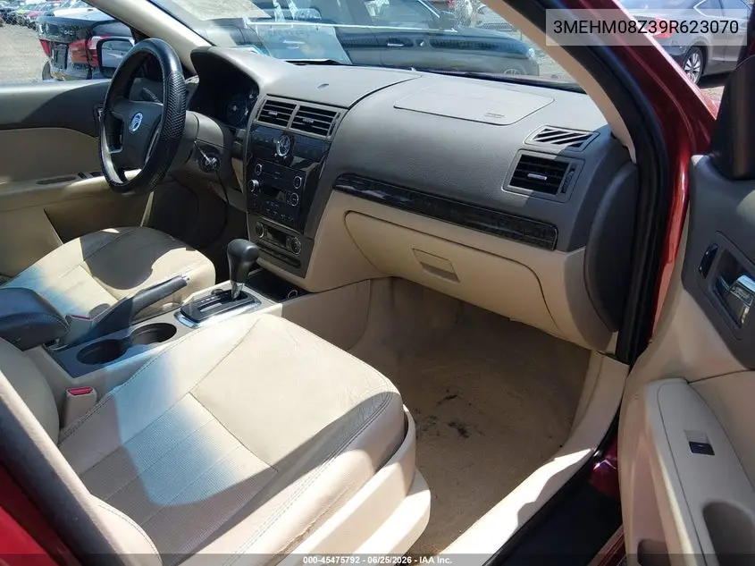 2009 Mercury Milan I4 Premier VIN: 3MEHM08Z39R623070 Lot: 45475792
