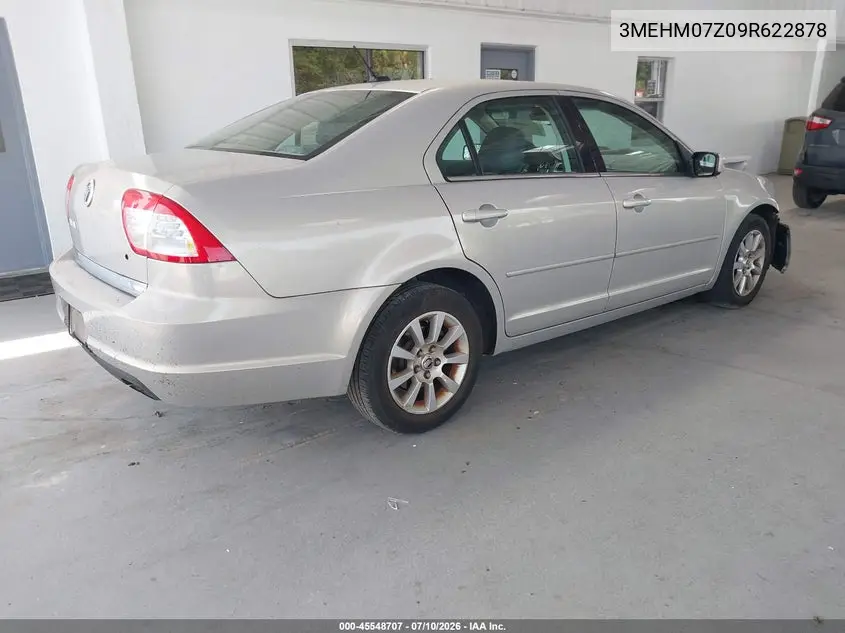 2009 Mercury Milan I4 VIN: 3MEHM07Z09R622878 Lot: 45548707
