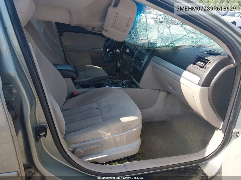 2009 Mercury Milan I4 VIN: 3MEHM07Z39R618629 Lot: 45563930
