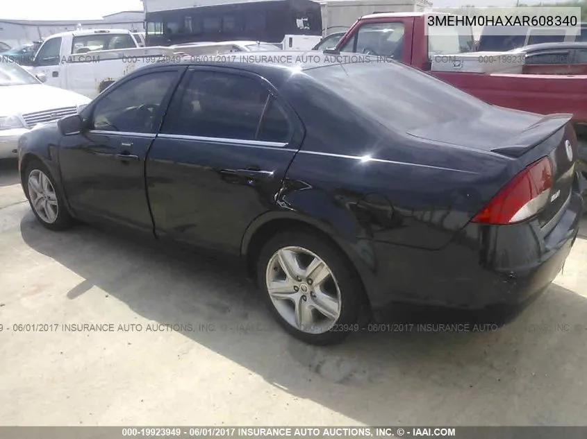2010 Mercury Milan VIN: 3MEHM0HAXAR608340 Lot: 19923949