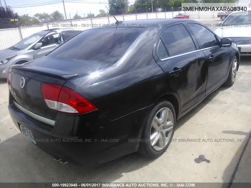 2010 Mercury Milan VIN: 3MEHM0HAXAR608340 Lot: 19923949