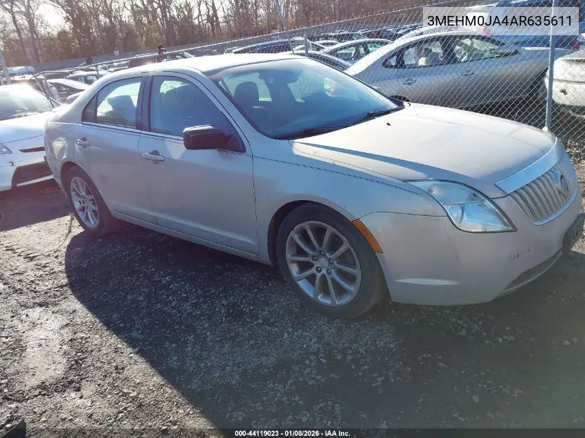 2010 Mercury Milan Premier VIN: 3MEHM0JA4AR635611 Lot: 44119023