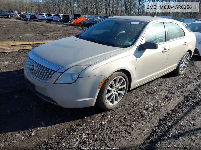 2010 Mercury Milan Premier VIN: 3MEHM0JA4AR635611 Lot: 44119023