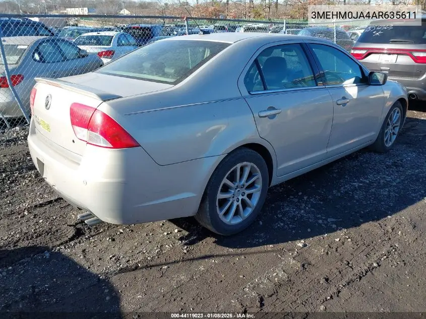 2010 Mercury Milan Premier VIN: 3MEHM0JA4AR635611 Lot: 44119023