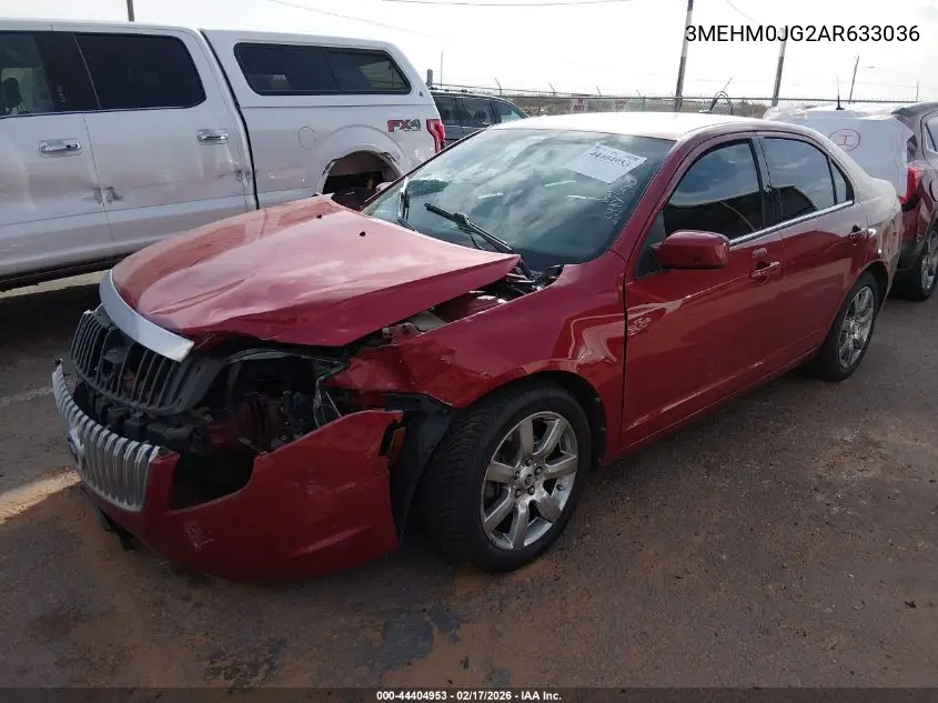 2010 Mercury Milan Premier VIN: 3MEHM0JG2AR633036 Lot: 44404953