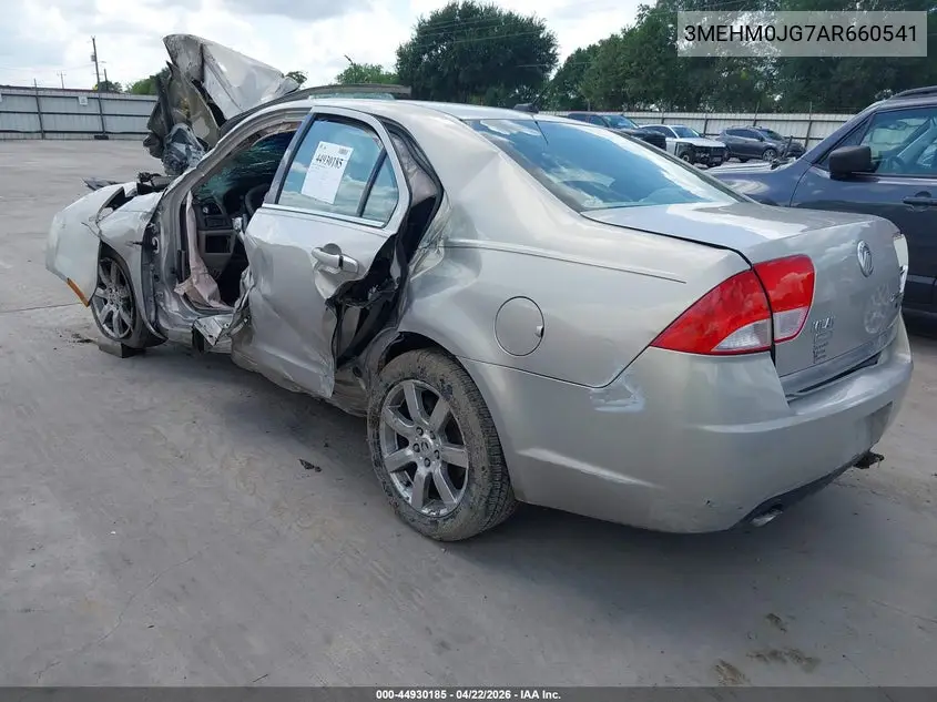 2010 Mercury Milan Premier VIN: 3MEHM0JG7AR660541 Lot: 44930185