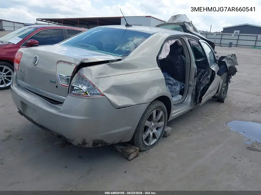 2010 Mercury Milan Premier VIN: 3MEHM0JG7AR660541 Lot: 44930185