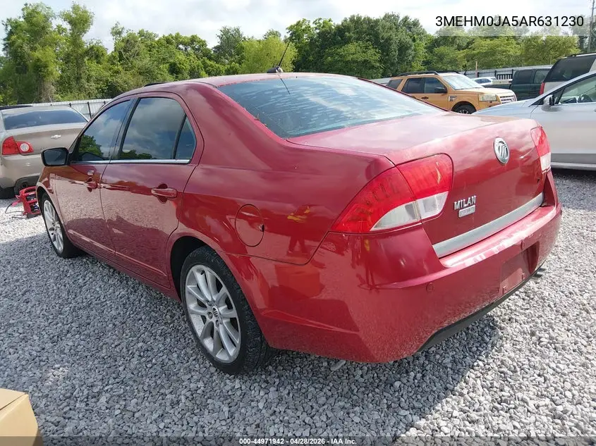 2010 Mercury Milan Premier VIN: 3MEHM0JA5AR631230 Lot: 44971942
