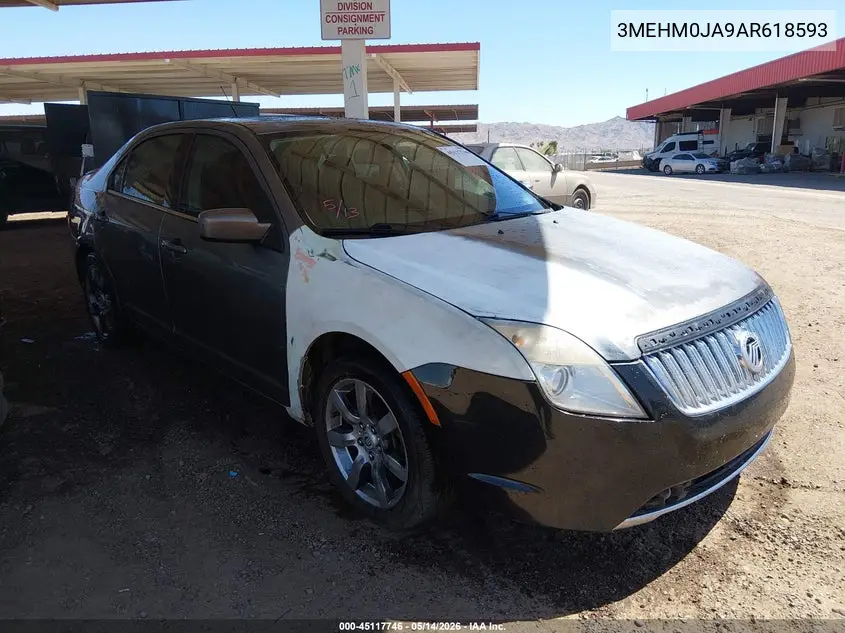 2010 Mercury Milan Premier VIN: 3MEHM0JA9AR618593 Lot: 45117746