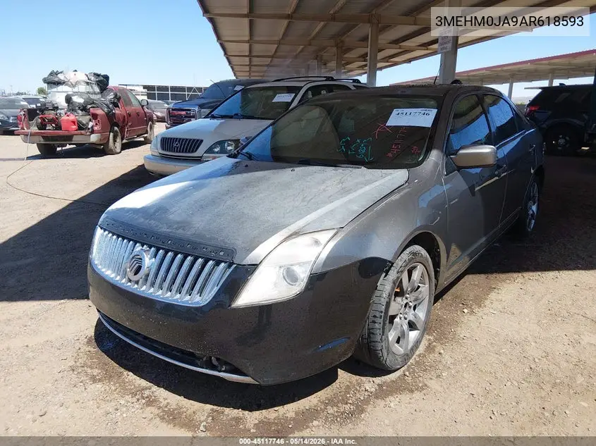 2010 Mercury Milan Premier VIN: 3MEHM0JA9AR618593 Lot: 45117746
