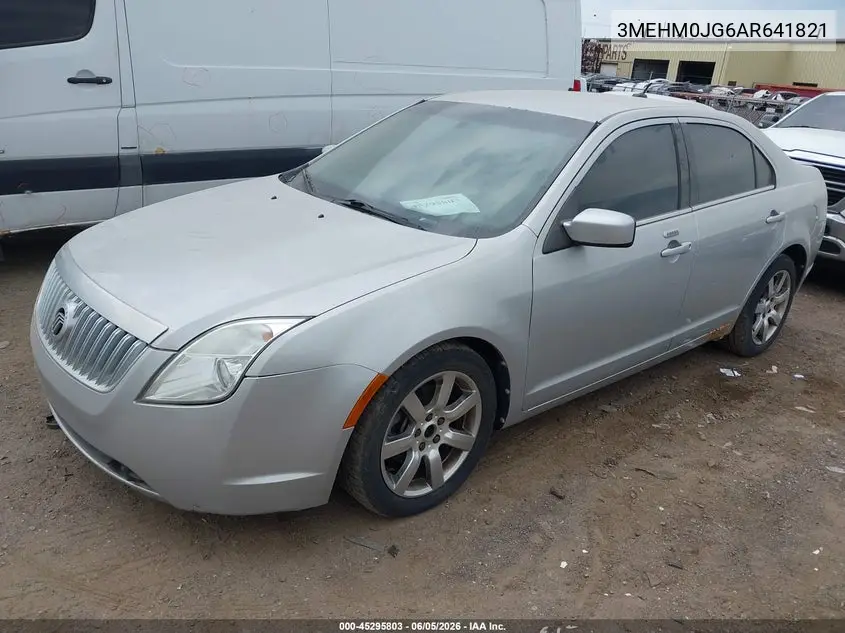 2010 Mercury Milan Premier VIN: 3MEHM0JG6AR641821 Lot: 45295803