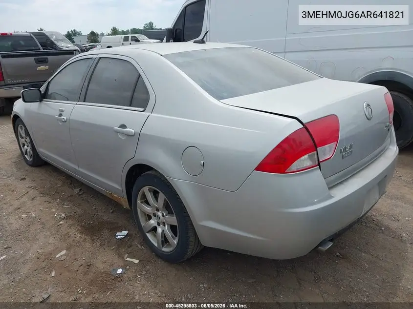 2010 Mercury Milan Premier VIN: 3MEHM0JG6AR641821 Lot: 45295803