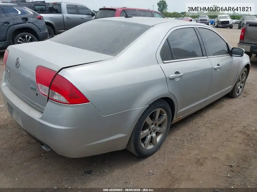 2010 Mercury Milan Premier VIN: 3MEHM0JG6AR641821 Lot: 45295803