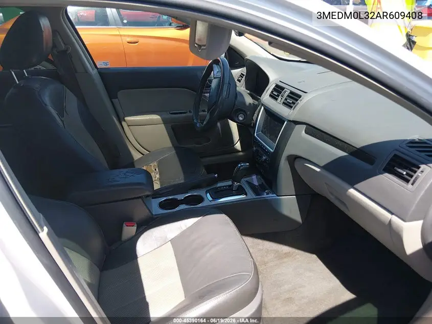 2010 Mercury Milan Hybrid VIN: 3MEDM0L32AR609408 Lot: 45390164