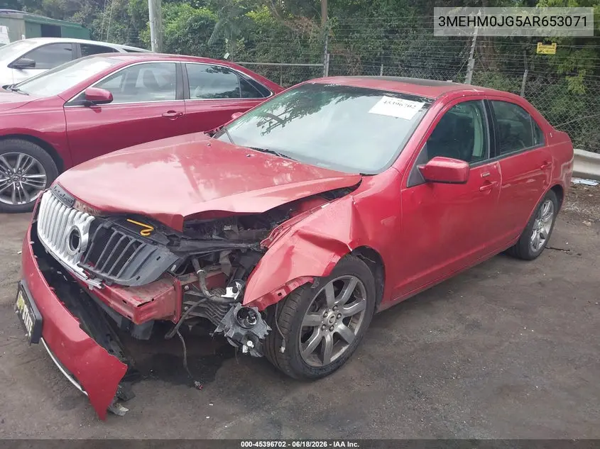 2010 Mercury Milan Premier VIN: 3MEHM0JG5AR653071 Lot: 45396702
