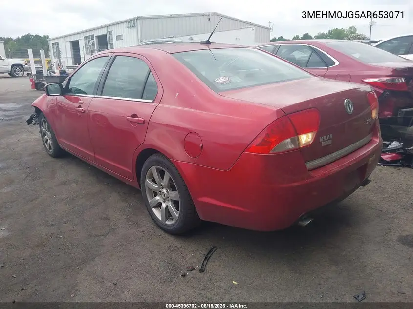 2010 Mercury Milan Premier VIN: 3MEHM0JG5AR653071 Lot: 45396702
