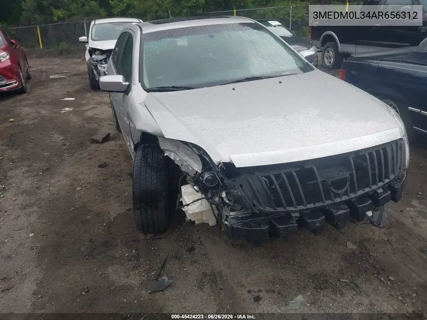 2010 Mercury Milan Hybrid VIN: 3MEDM0L34AR656312 Lot: 45424223