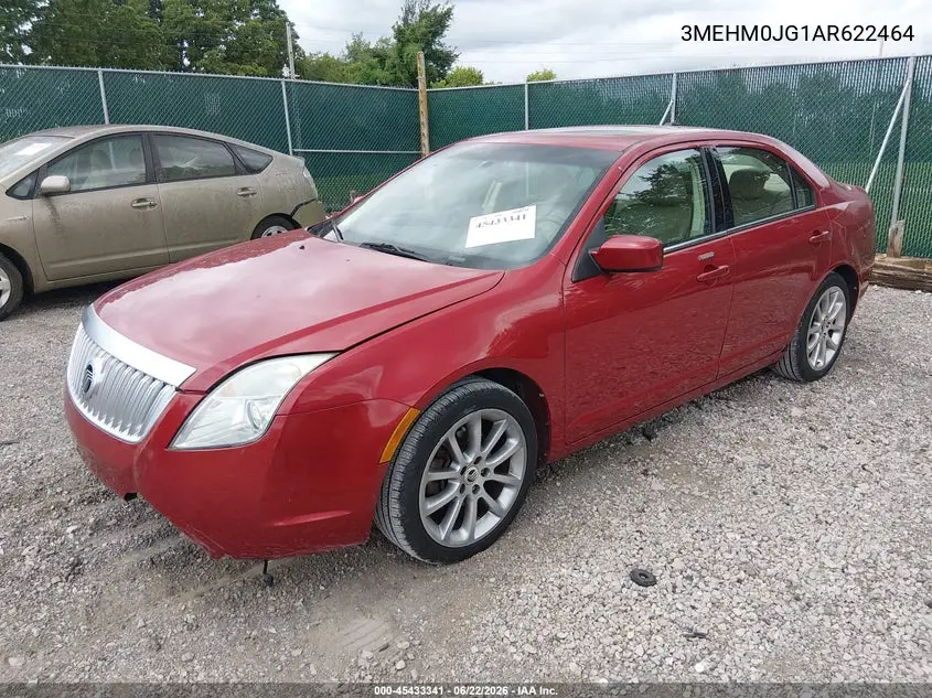 2010 Mercury Milan Premier VIN: 3MEHM0JG1AR622464 Lot: 45433341