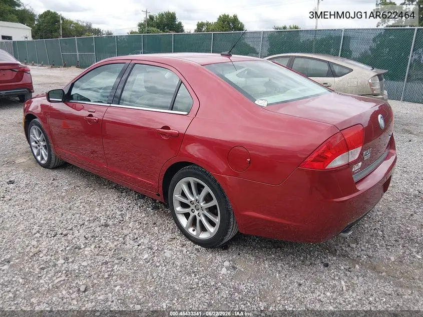 2010 Mercury Milan Premier VIN: 3MEHM0JG1AR622464 Lot: 45433341