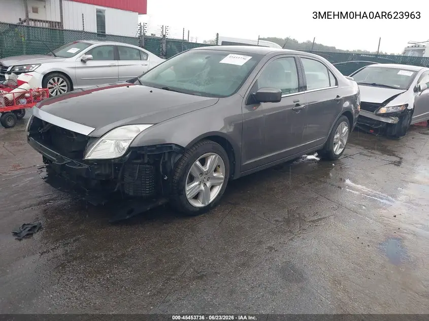2010 Mercury Milan VIN: 3MEHM0HA0AR623963 Lot: 45453736