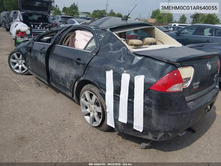2010 Mercury Milan Premier VIN: 3MEHM0CG1AR640055 Lot: 45462103