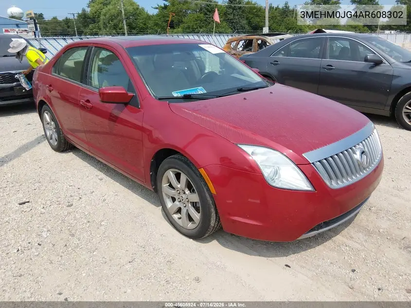 2010 Mercury Milan Premier VIN: 3MEHM0JG4AR608302 Lot: 45605924