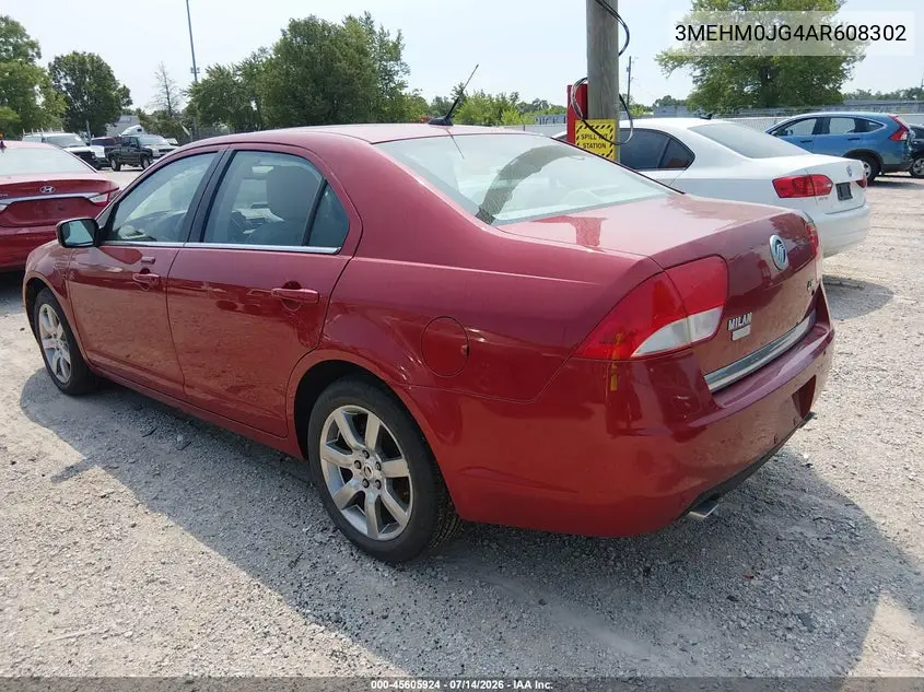 2010 Mercury Milan Premier VIN: 3MEHM0JG4AR608302 Lot: 45605924