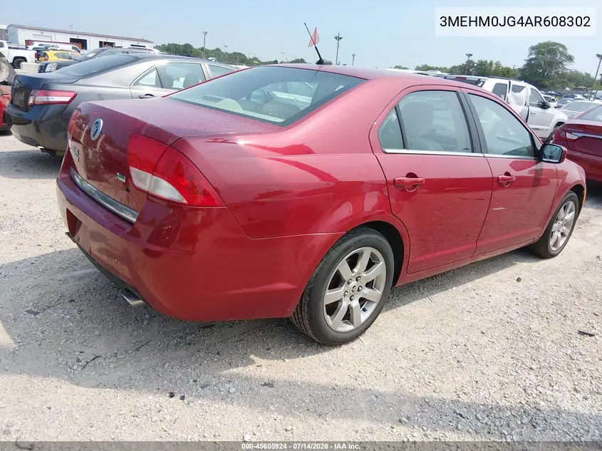 2010 Mercury Milan Premier VIN: 3MEHM0JG4AR608302 Lot: 45605924