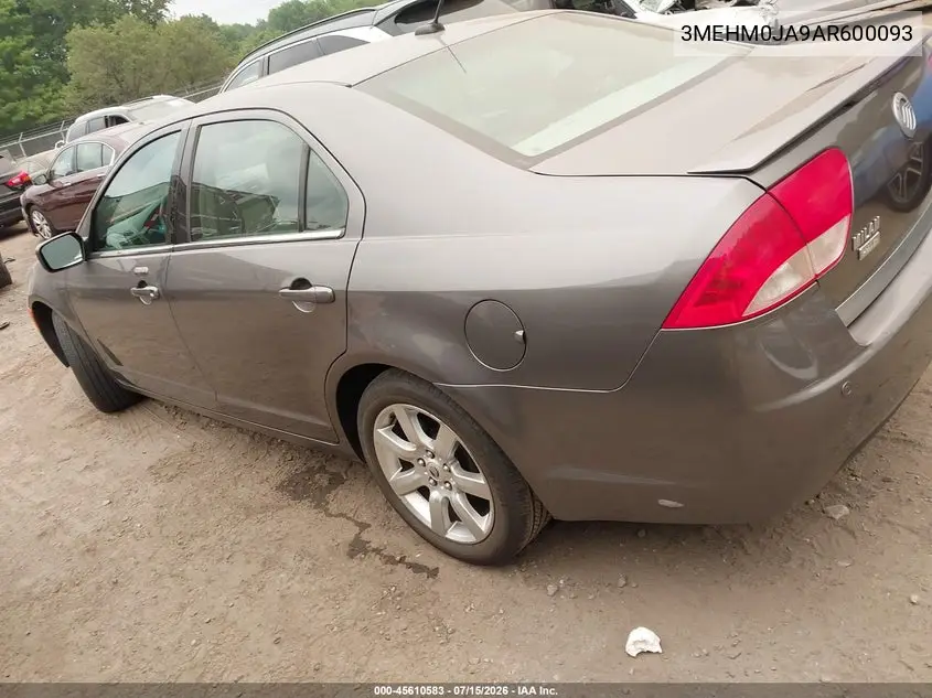 2010 Mercury Milan Premier VIN: 3MEHM0JA9AR600093 Lot: 45610583