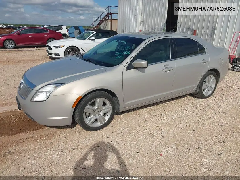 2010 Mercury Milan VIN: 3MEHM0HA7AR626035 Lot: 45616926