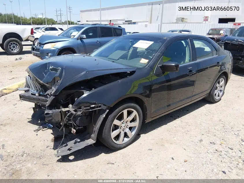 2010 Mercury Milan Premier VIN: 3MEHM0JG3AR660570 Lot: 45669868