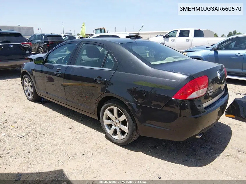 2010 Mercury Milan Premier VIN: 3MEHM0JG3AR660570 Lot: 45669868