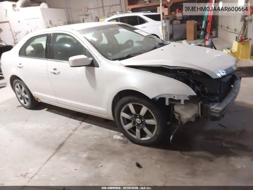 2010 Mercury Milan Premier VIN: 3MEHM0JA4AR600664 Lot: 45691852