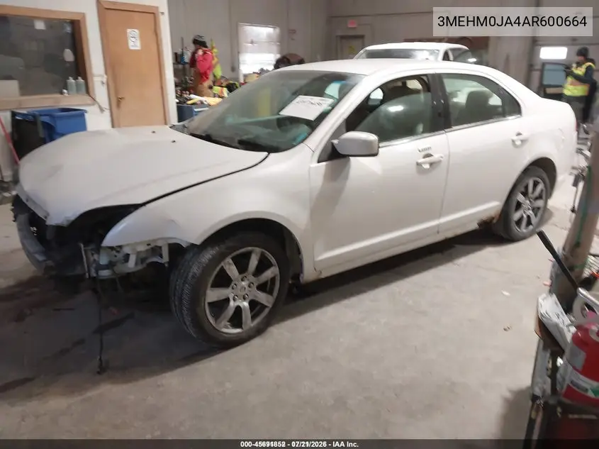 2010 Mercury Milan Premier VIN: 3MEHM0JA4AR600664 Lot: 45691852