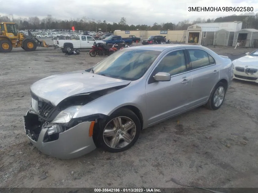 2011 Mercury Milan VIN: 3MEHM0HA9BR602580 Lot: 35642186