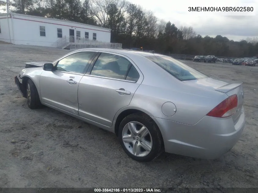 2011 Mercury Milan VIN: 3MEHM0HA9BR602580 Lot: 35642186