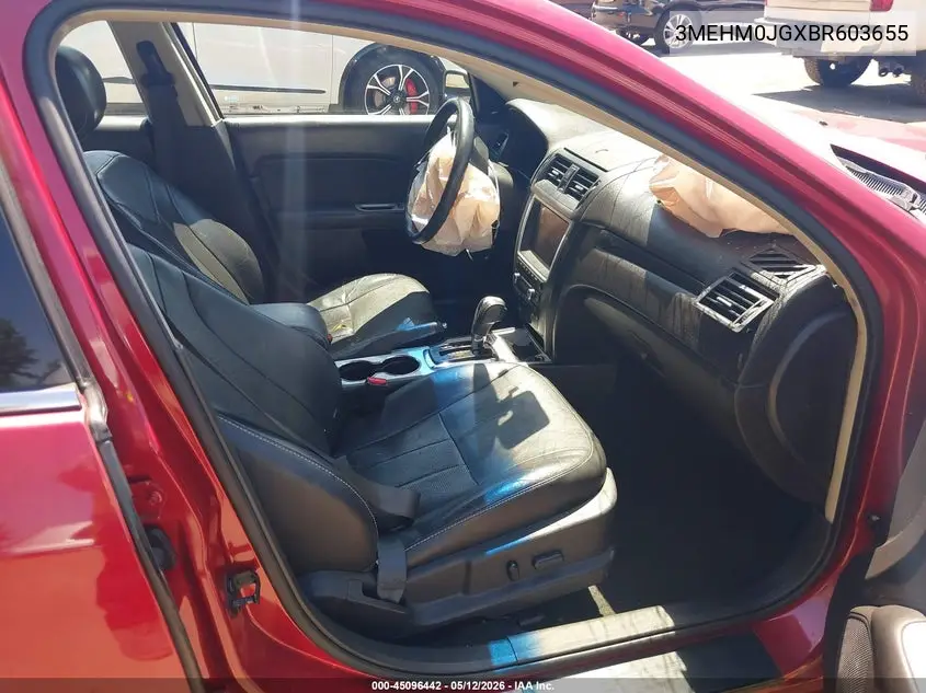 2011 Mercury Milan Premier VIN: 3MEHM0JGXBR603655 Lot: 45096442