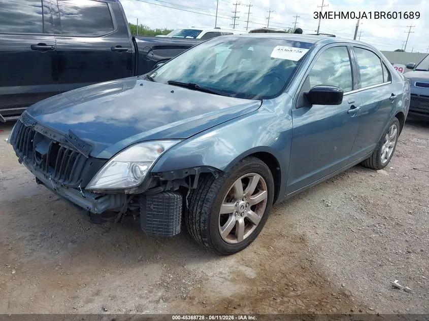 2011 Mercury Milan Premier VIN: 3MEHM0JA1BR601689 Lot: 45368728