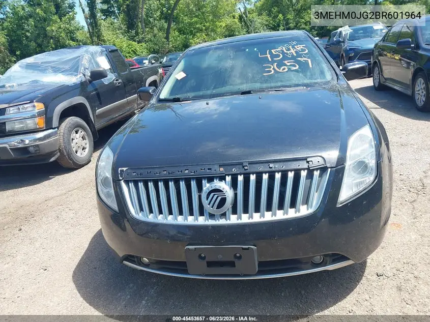 2011 Mercury Milan Premier VIN: 3MEHM0JG2BR601964 Lot: 45453657