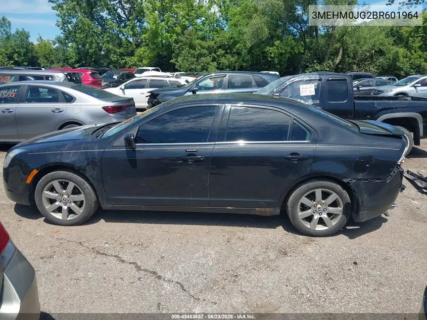 2011 Mercury Milan Premier VIN: 3MEHM0JG2BR601964 Lot: 45453657