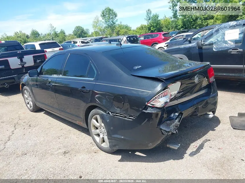 2011 Mercury Milan Premier VIN: 3MEHM0JG2BR601964 Lot: 45453657