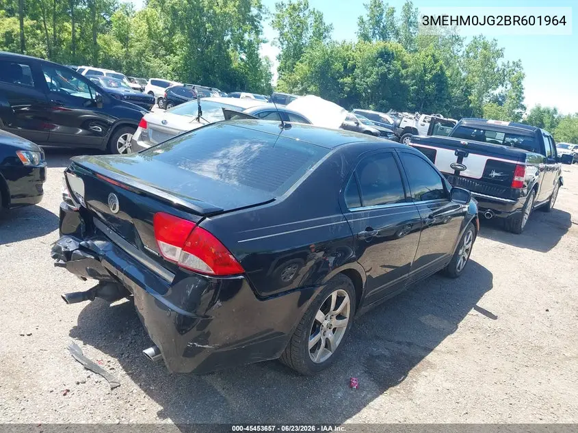 2011 Mercury Milan Premier VIN: 3MEHM0JG2BR601964 Lot: 45453657